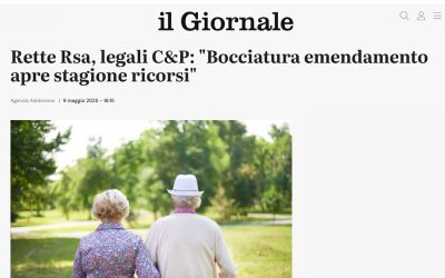 Rette Rsa, legali C&P: “Bocciatura emendamento apre stagione ricorsi”