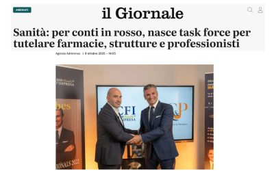 Sanità: per conti in rosso, nasce task force per tutelare farmacie, strutture e professionisti